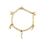 DODO, Gold and silver bracelet with pendants