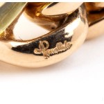 POMELLATO, Citrine quartz gold ring