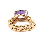 POMELLATO, Amethyst gold ring