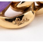 POMELLATO, Amethyst gold ring