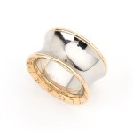 BULGARI, Bzero1 Anish Kapoor Collection: gold and steel ring