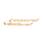 VHERNIER, A pair of chalcedony gold drop pair of earrings