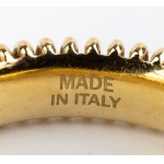 SALVINI, Three gold rings set with diamonds