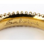 SALVINI, Three gold rings set with diamonds
