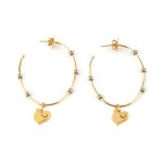 CHANTECLER, Diamond gold pair of earrings