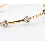 CHANTECLER, Diamond gold pair of earrings