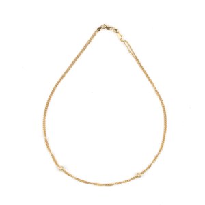 CHANTECLER, Diamond gold necklace