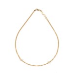 CHANTECLER, Diamond gold necklace