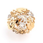 CHANTECLER, Diamond gold ring