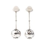 GUCCI, Gold drop pair of earrings