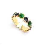 GUCCI, Enamel gold ring