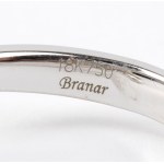 BRANAR PARIS, Diamond colored stones gold ring