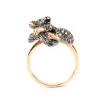 BRANAR PARIS, Diamond tsavorite gold ring