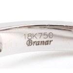 BRANAR PARIS, Ruby diamond gold ring