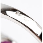 BRANAR PARIS, Ruby diamond gold ring