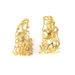 ISABELLA ASTENGO, A pair of sterling earrings