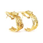 ISABELLA ASTENGO, A pair of sterling earrings