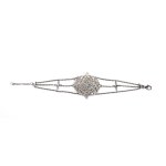 Diamond gold bracelet