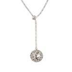 Diamond necklace pendant