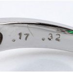 Emerald diamond gold ring