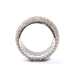 Diamond gold band ring