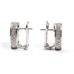 Diamond gold earrings