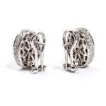 Diamond gold earrings