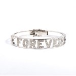 Diamond gold bracelet