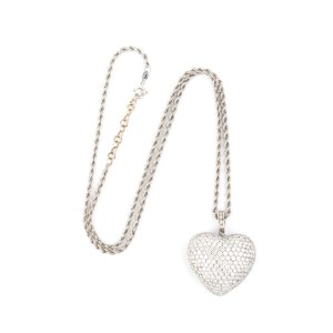 Diamond gold necklace-pendant