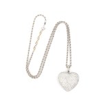 Diamond gold necklace-pendant