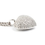 Diamond gold necklace-pendant