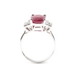 Ruby diamond gold ring