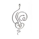 Gold diamond pendant