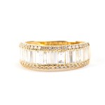 Diamond gold ring