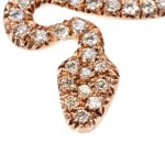 Diamond gold earrings