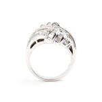 Diamond gold band ring