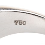 Diamond gold band ring