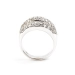 Diamond gold band ring