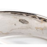 Diamond gold band ring