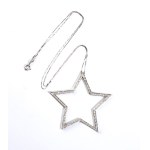 Diamond gold pendant