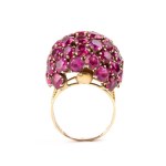 Ruby gold ring
