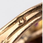 Ruby gold ring