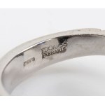 Blue sapphire diamond gold ring