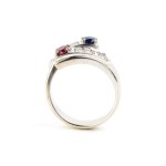 Ruby sapphire diamond gold rig