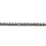 Black diamond gold tennis bracelet