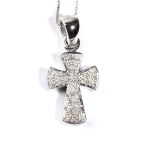 Diamond gold pendant