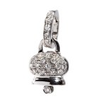 Diamond gold pendant