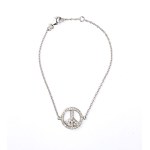 Gold diamond bracelet