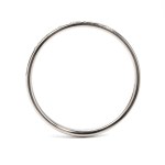 Diamond titanium rigid bracelet
