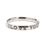 Diamond rigid bracelet
